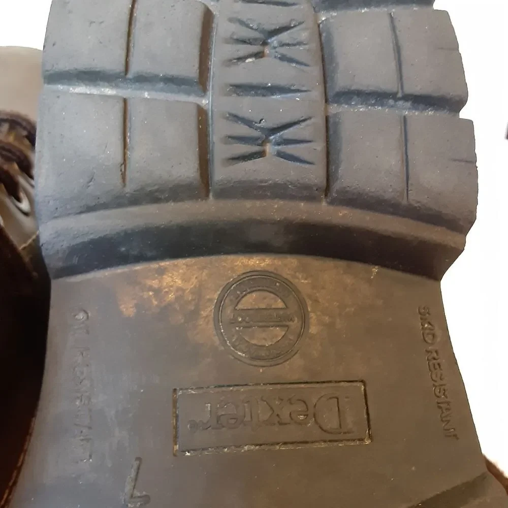Dexter Oil Resistant Steel toe Waterproof Workboot sz 7